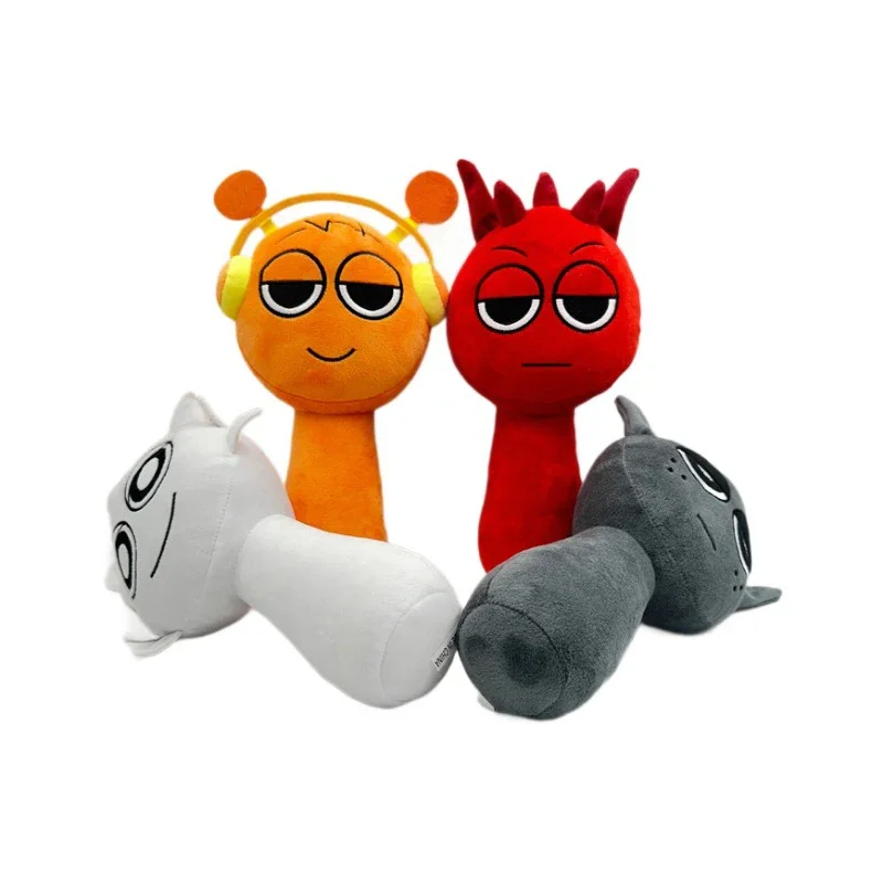 Sprunki jouets en peluche Sprunki Incredibox peluche poupée chanteurs Oren Wenda jeu dessin animé oreiller en peluche enfants anniversaire cadeaux de noël
