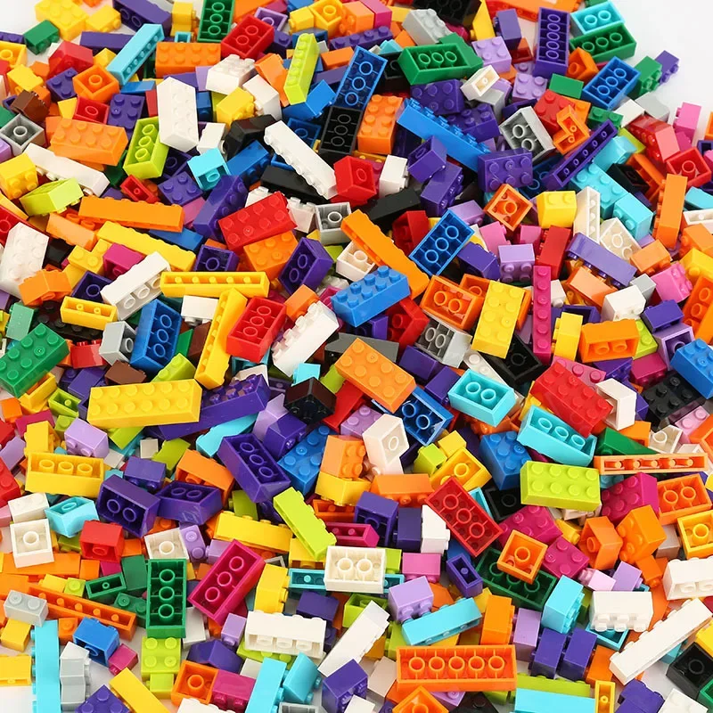 Blocs de construction de ville, 1000 pièces, briques créatives, modèles en vrac, jouets éducatifs pour enfants, compatibles avec toutes les marques, tendance