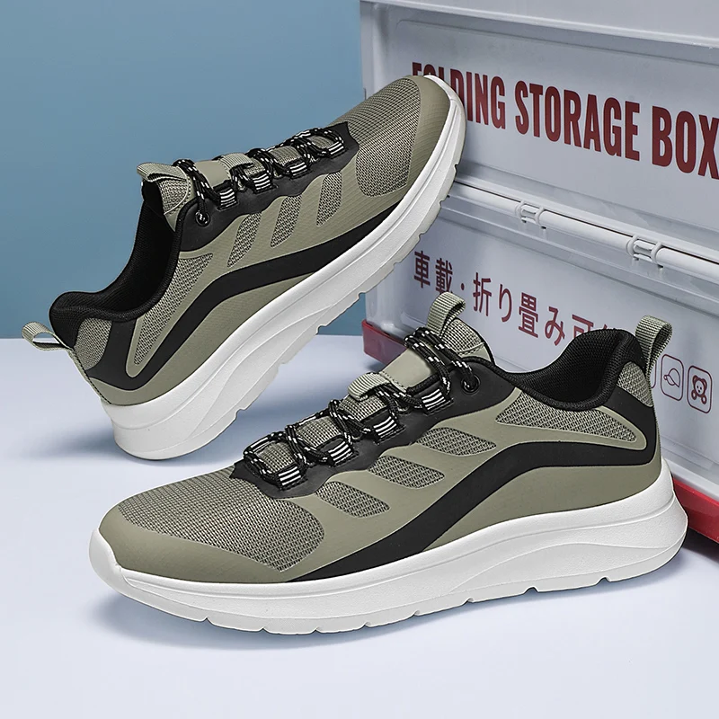 Fashion Mesh Athletic Men Running Shoes Outdoor Comfortable Mens Casual Sneakers Lightweight Breathable Walking Sport Shoes