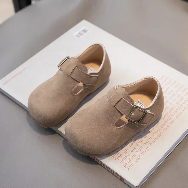 Chaussures rétro décontractées pour enfants, mocassins en cuir de Style britannique pour garçons, simples, nouvelle collection automne et printemps 2025 – Image 5