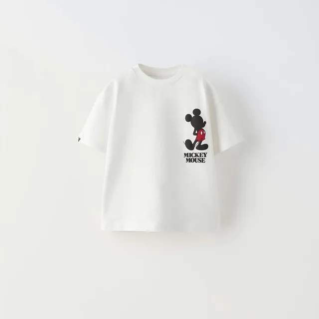 T-shirt Blanc à Manches Courtes et Col Ras du Cou pour Garçon et Fille, Vêtement Simple et Polyvalent, Très Mignon, à la Mode – Image 6
