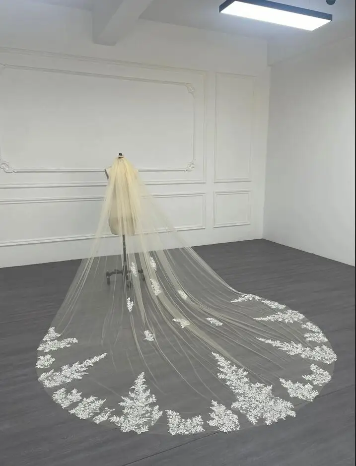 Julia Kui – robe de mariée sur mesure, manches longues, traîne Court Vintage, avec encolure dégagée
