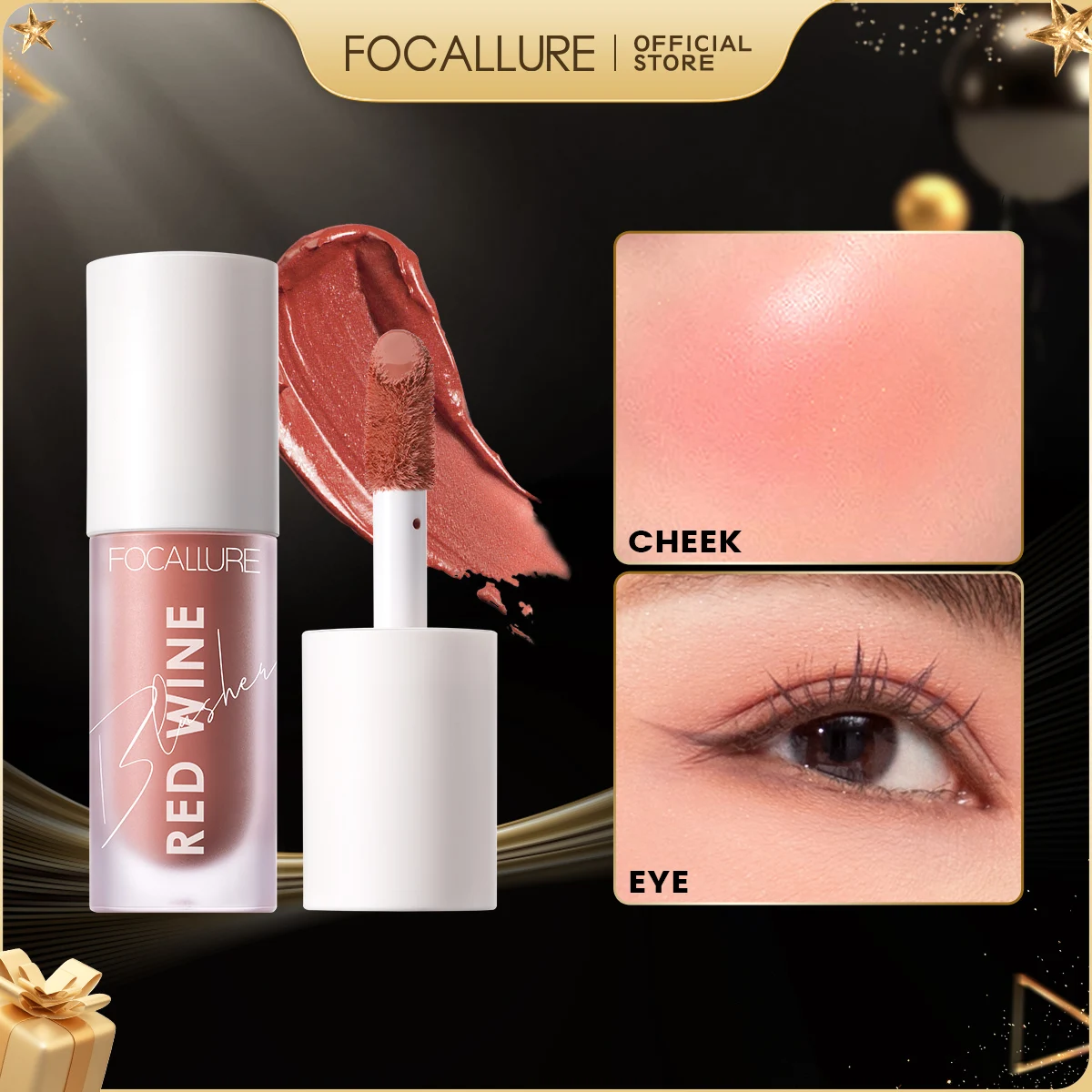 FOCALLURE multifonction liquide visage fard à joues Contour longue durée mat naturel joue liquide Blush crème femmes maquillage cosmétiques