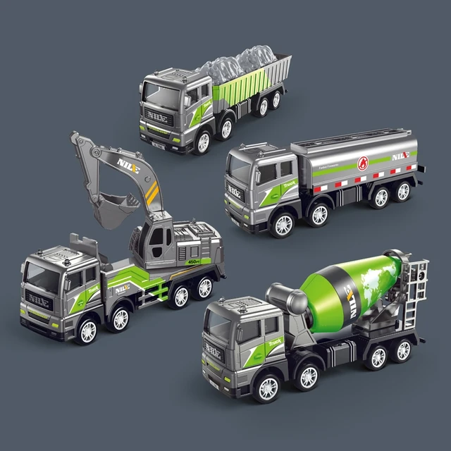 1/50 modèle voiture Bulldozer camion pelle grue chariot élévateur Construction ingénierie véhicule jouets pour garçons enfants jouets éducatifs – Image 4
