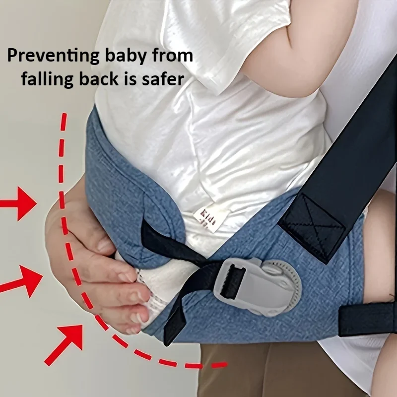 Tabouret de Protection pour Enfant avec Sangle de Maintien à la Taille, Ajustable, Type de Tenue Avant, pour Grand Bébé