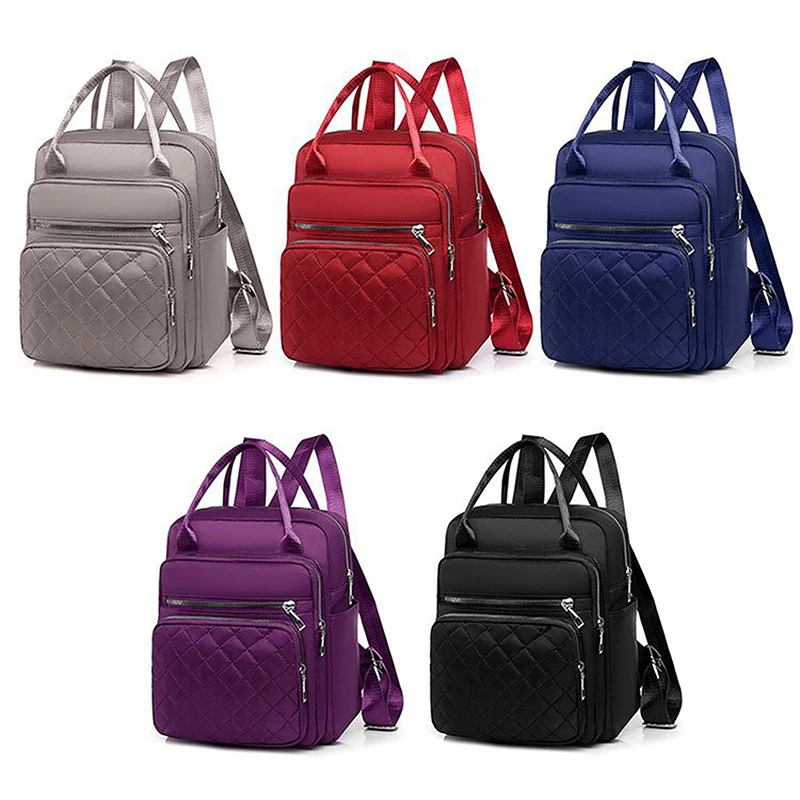 Sac à dos de voyage imperméable pour femmes, sac à bandoulière décontracté de grande capacité, Oxford, noir, 2023