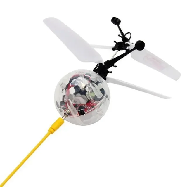 Boule volante lumineuse pour enfants, avion électronique à Induction infrarouge, jouets télécommandés, lumière LED, Mini hélicoptère – Image 6
