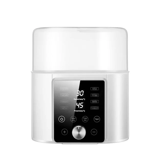Chauffe-biberon multifonction stérilisateur chauffe-lait rapide 8 en 1 avec minuterie lait maternel ou formule s'adapte à 2 biberons – Image 6