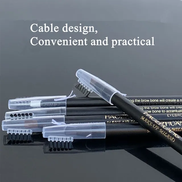 Stylo à sourcils dur Microblading, sourcils naturels sauvages, définisseur de sourcils, crayon imperméable, longue durée – Image 4