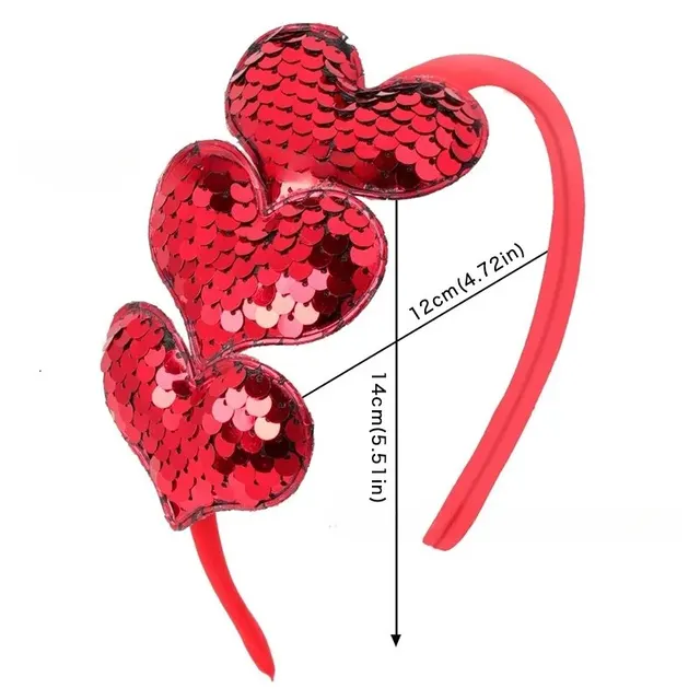 Bandeau coloré en forme de cœur pour bébé, accessoires de cheveux simples et à la mode pour fille – Image 4