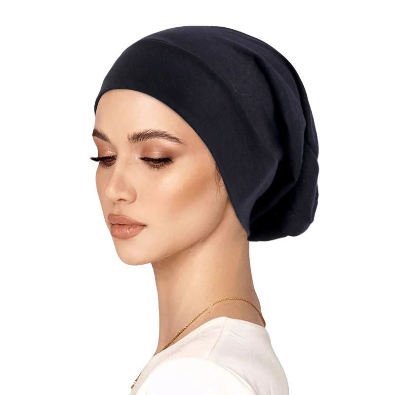 Turban Hijab intérieur pour femmes musulmanes, casquettes Hijab pour dames, bandeau de sauna croisé islamique, enveloppes de chimhead africains, nouveau