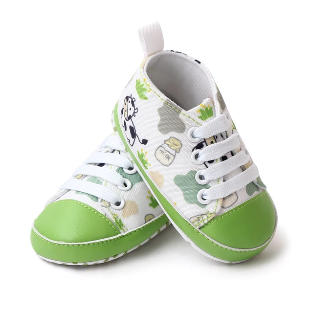 Bébé Toile Chaussures Décontractées Prewalking pour Tout-Petit 0-12 Mois Mignon Animal Imprimé Plusieurs Choix Doux Coton Anti-ald Semelle YS-17 – Image 3