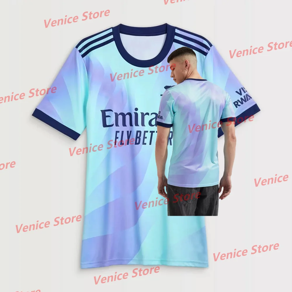 Vente chaude imprimée en 3D 2025 SAKA # 7 Nouveautés Angleterre Football Jersey Arsenal. Hauts T-Shirts adultes enfants séchage uick