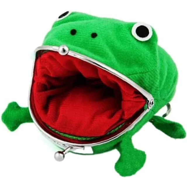 Porte-monnaie en peluche grenouille, portefeuille Anime Ninja, jeu de rôle d'halloween, cadeau de fête à thème Ninja – Image 4