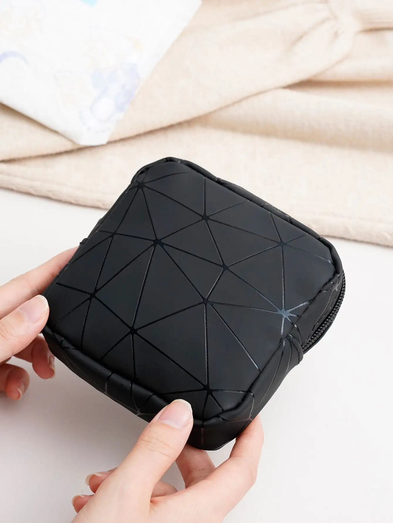 Trousse à cosmétiques pour femmes, porte-monnaie, trousse de maquillage, trousse de rangement pour tampons, trousse à serviettes hygiéniques, trousse à serviettes hygiéniques pour étudiants, essentiels pour dortoir universitaire