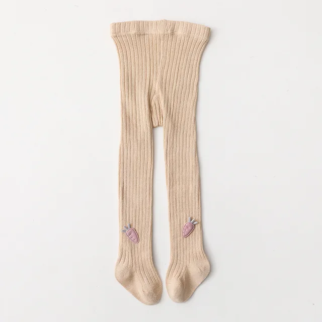 Collants en coton doux pour enfants, bas tricotés pour bébés filles, Leggings à rayures fines, printemps-automne – Image 6