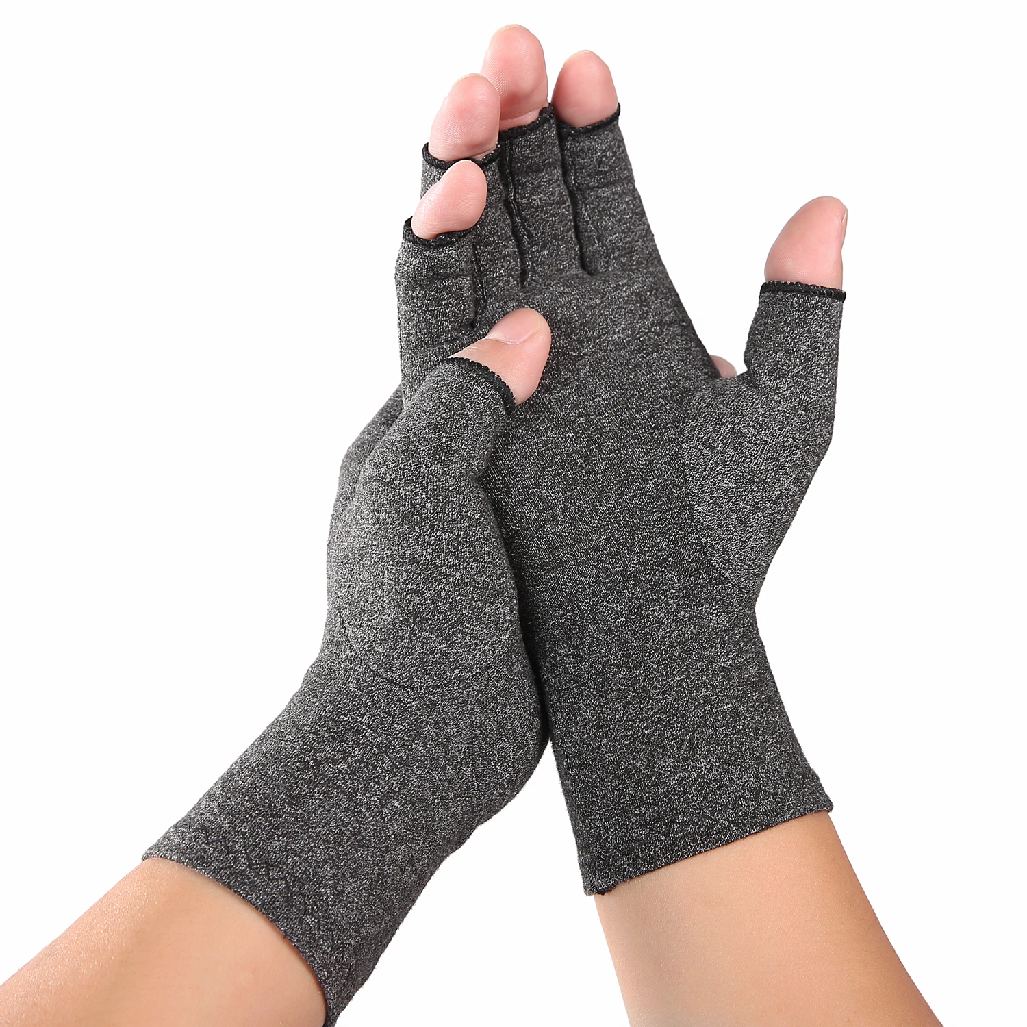 Soulager l'inconfort des mains avec 1 paire de gants de compression sans doigts