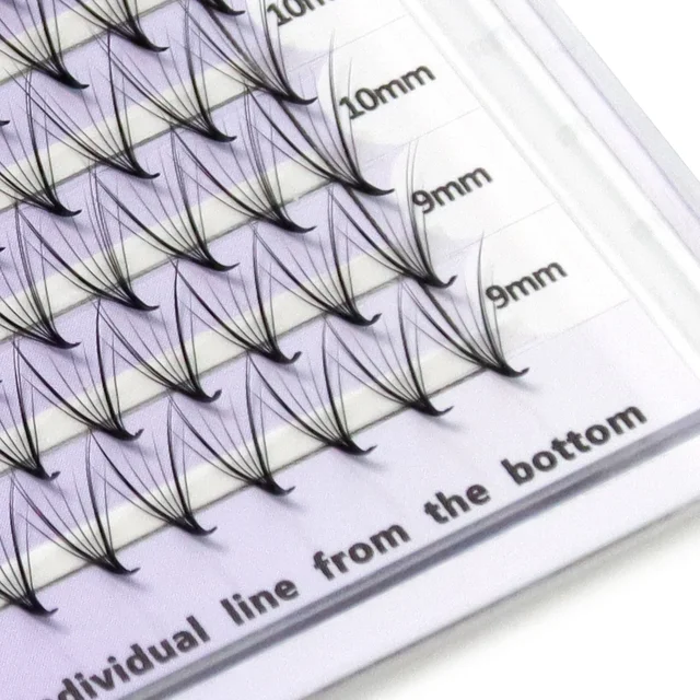 ANNAFRIS Base pointue ventilateurs de Volume préfabriqués russie Volume Extension de cils queue de phénix Faux vison cils individuels – Image 5