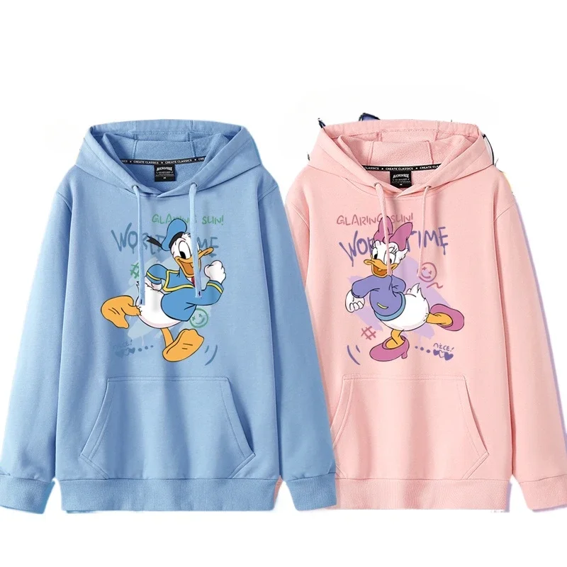 Disney pull Donald Duck Mickey Minnie sweat à capuche Couple pull famille pull ensemble maman et moi enfants filles