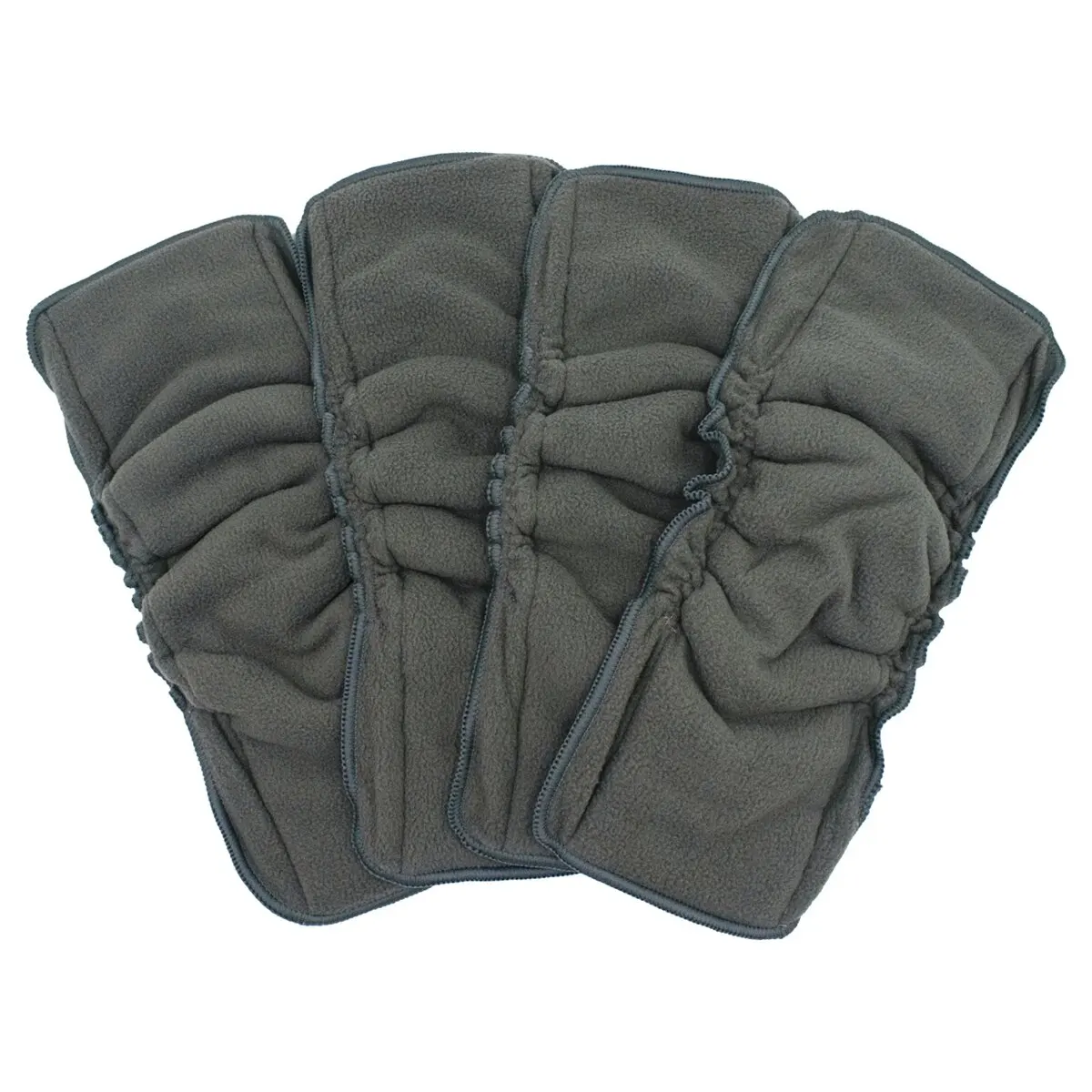 Inserts à double gousset de charbon de bambou, 35x13.5cm, 5 couches, tissu en microcarence, couche-culotte à utiliser avec la couche bébé