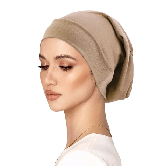 Turban Hijab intérieur pour femmes musulmanes, casquettes Hijab pour dames, bandeau de sauna croisé islamique, enveloppes de chimhead africains, nouveau – Image 4