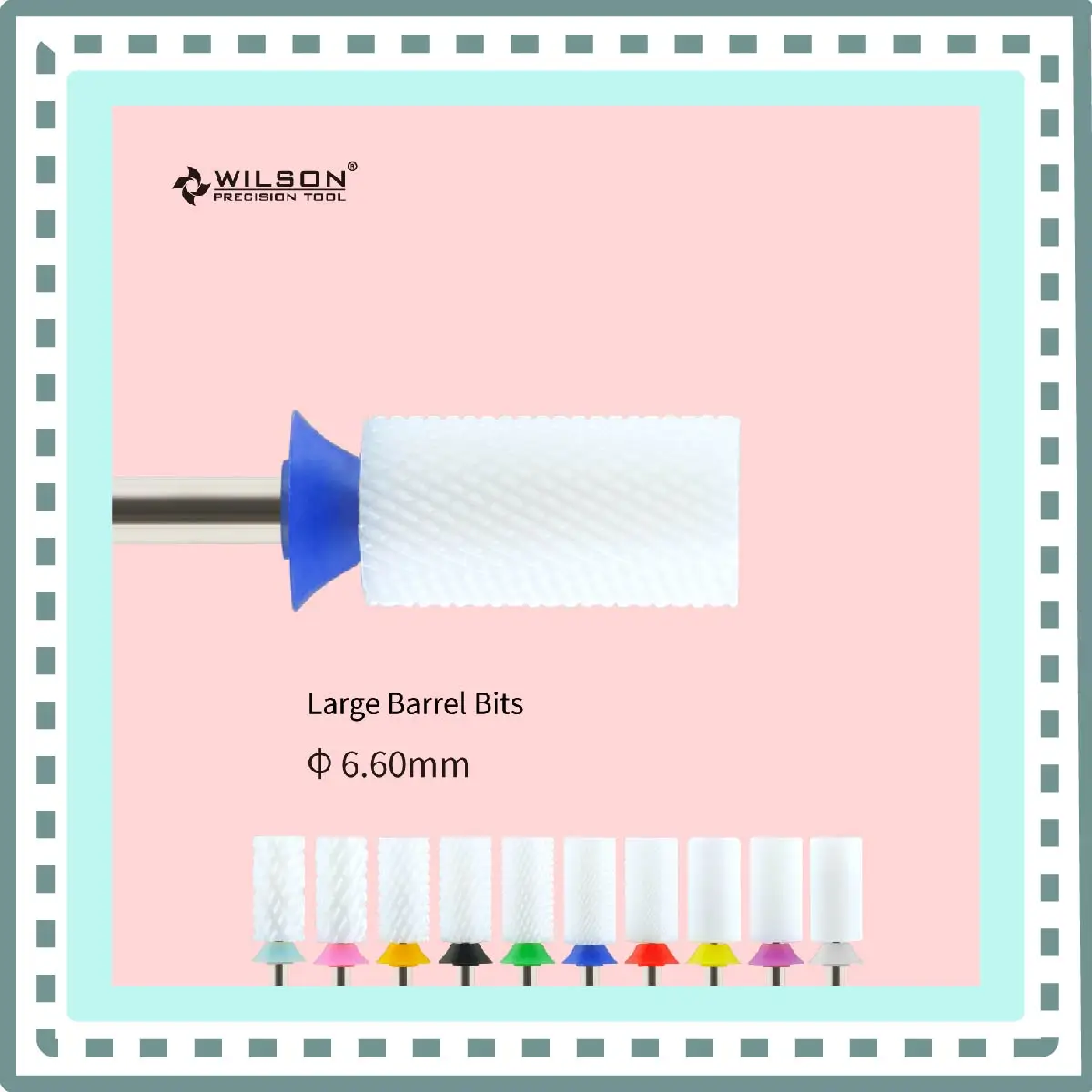 WILSON-Large baril en céramique, outils et accessoires pour ongles