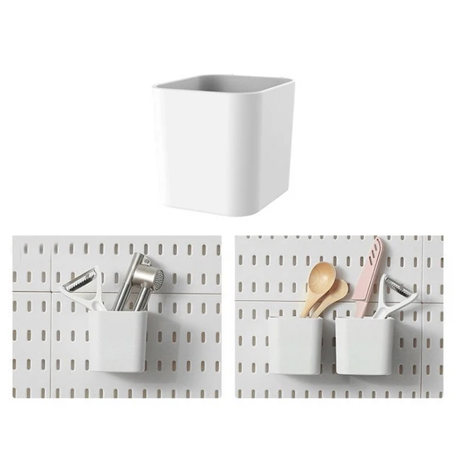 Panneau perforé, accessoires muraux, organisateur mural, affichage de montage, Kit de panneau perforé, outil de rangement, support de panneau, salle de bains et cuisine – Image 2