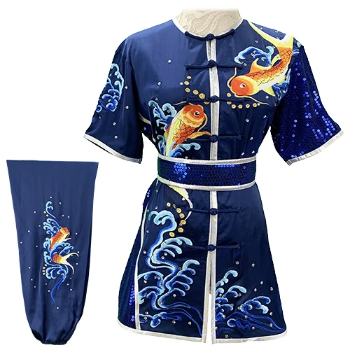 Vêtements de nanquan pour femmes, costumes wushu, costumes d'arts martiaux chinois kungfu, vêtements sur mesure, uniforme changquan, Nanquan,CCWUSHU – Image 4