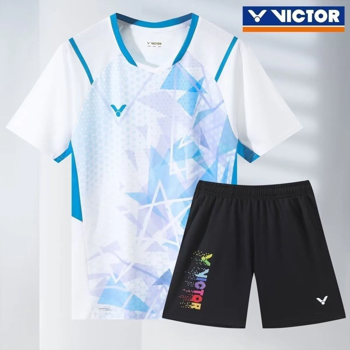 VICTOR nouvelle chemise d'entraînement de Tennis hommes T-shirts Shorts costumes vêtements de sport uniforme de Badminton femmes haut de gamme vêtements de Tennis de Table