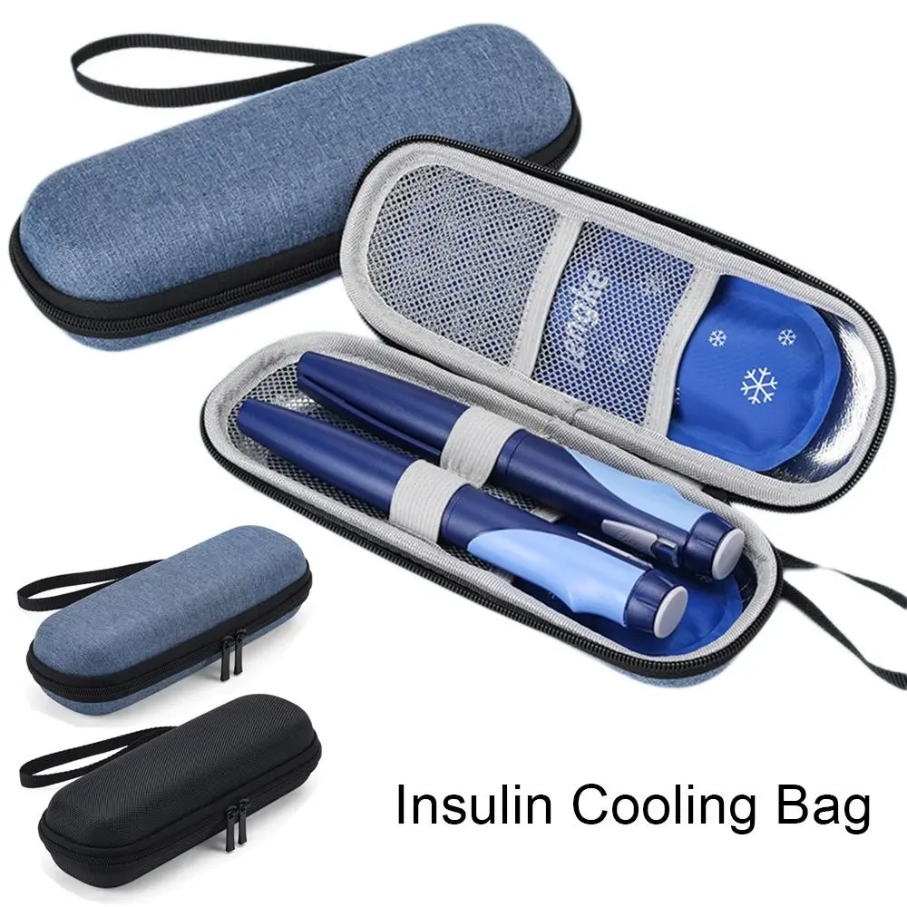 Sac de refroidissement d'insuline pour diabétique, Portable, étanche, protecteur de pilule, sac de glace réfrigéré, congélateur de médicaments pour le diabète Medicla