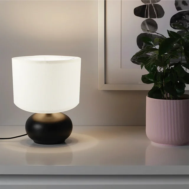 Abat-jour en lin, lampadaire de Table, abat-jour – Image 3