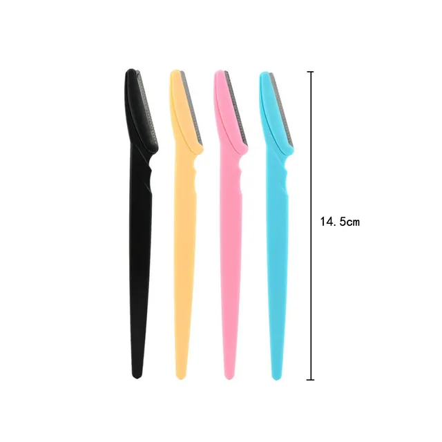 Lame d'épilation des sourcils pour femmes, rasoir portable pour le visage, couteau de sécurité, grattoir de maquillage, tondeuse à sourcils, 5 pièces – Image 6