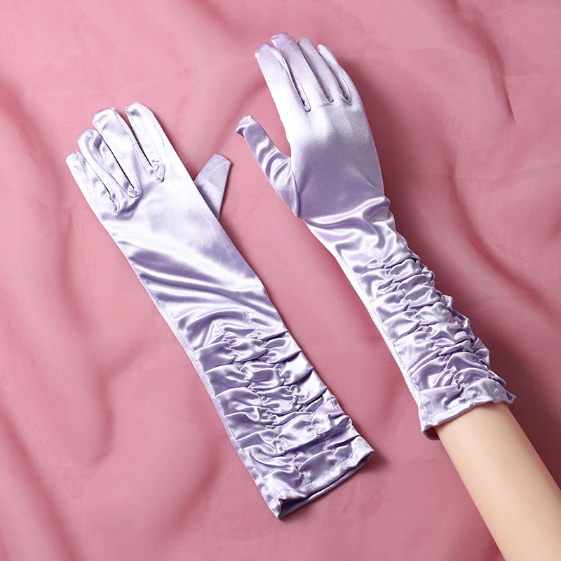 Gants Longs pour Spectacle sur Scène, Mariage, ixd'Anniversaire, Concours