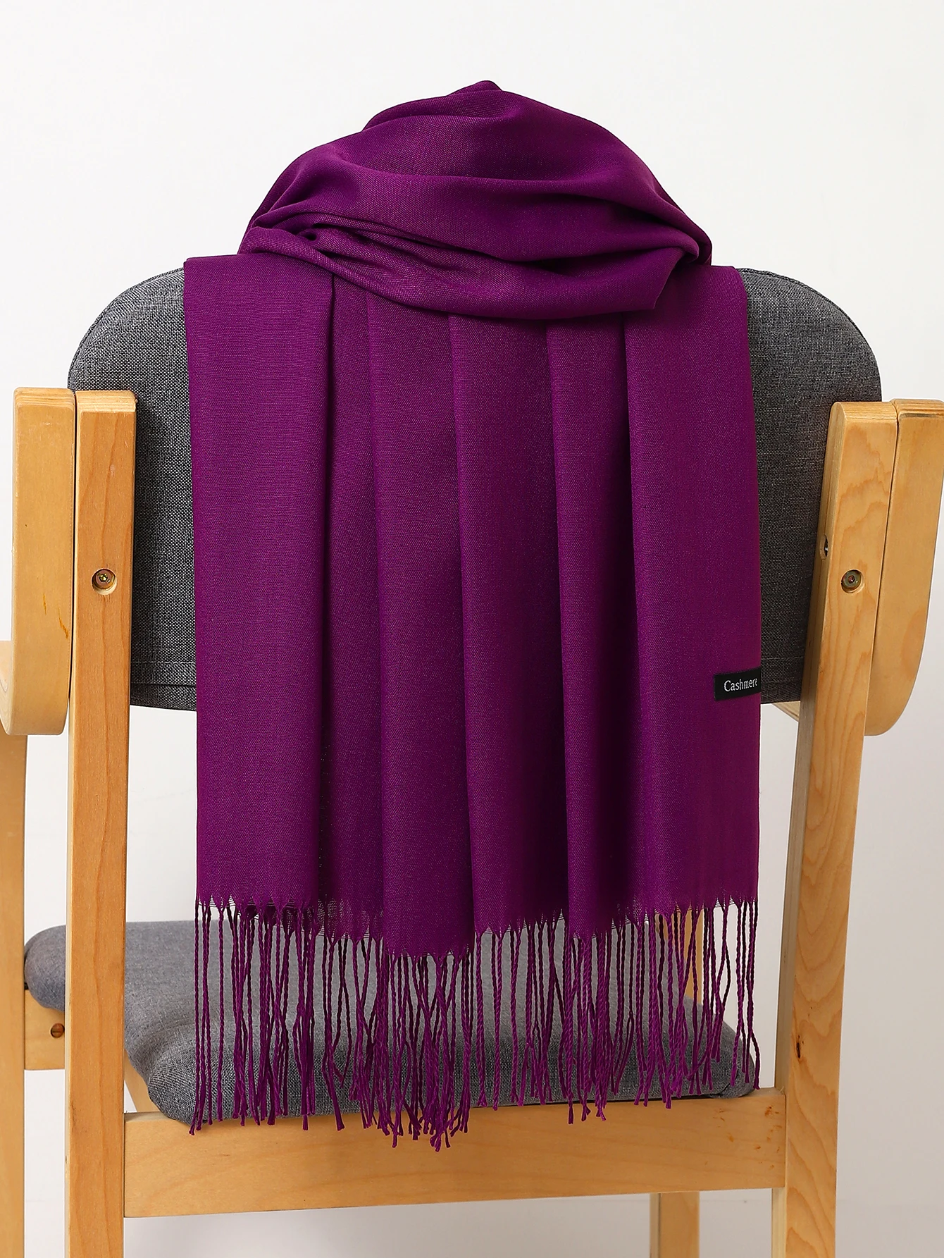 180*70 cm couleur unie doux femmes écharpe cachemire dame châle enveloppement automne hiver pashmina unisexe femme hijab bandeau livraison gratuite