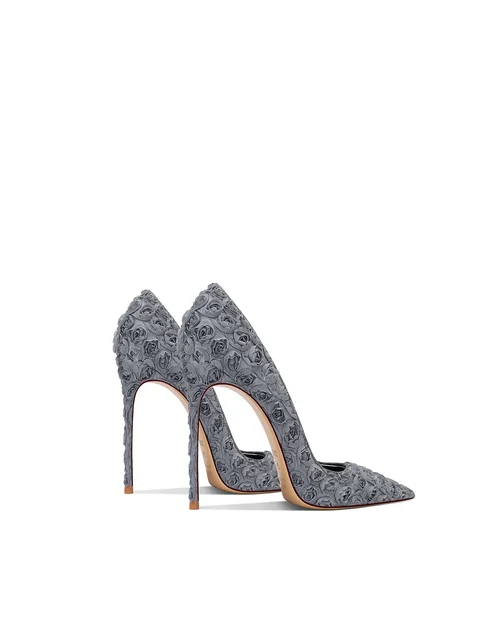 Spring and Autumn New Women's Formal Shoes with Pointed Toe and Thin Heels for Banquet Dress – Image 2
