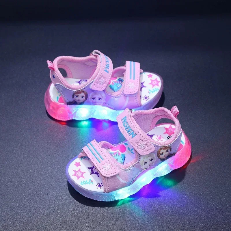 Chaussures de princesse Disney pour garçons et filles, la reine des neiges, Elsa, Sanrio, accessoires de personnages de dessin animé, nouvelle collection