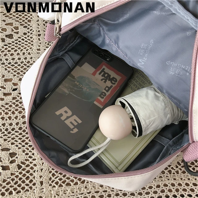 Sacs à dos mignons de style coréen pour femmes, nylon imperméable, petits sacs initiés pour adolescentes, cartables, sac à dos de voyage à fleurs, 2024 – Image 6