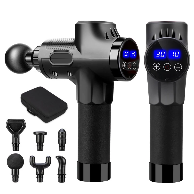 Pistolet de Massage fascial pistolet à Percussion électrique masseur corps cou dos tissus profonds Relaxation musculaire soulagement de la douleur Fitness