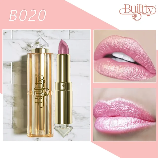 12 couleurs corée mat paillettes rouge à lèvres rose nu mat paillettes imperméable Kissproof paillettes Flip rouge à lèvres Orange livraison directe