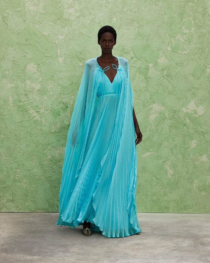 Robe de Bal Trapèze Élégante à Manches sulfpour Femme, Tenue de Soirée Éducative, Couleur Unie, Col Haut, à la Mode