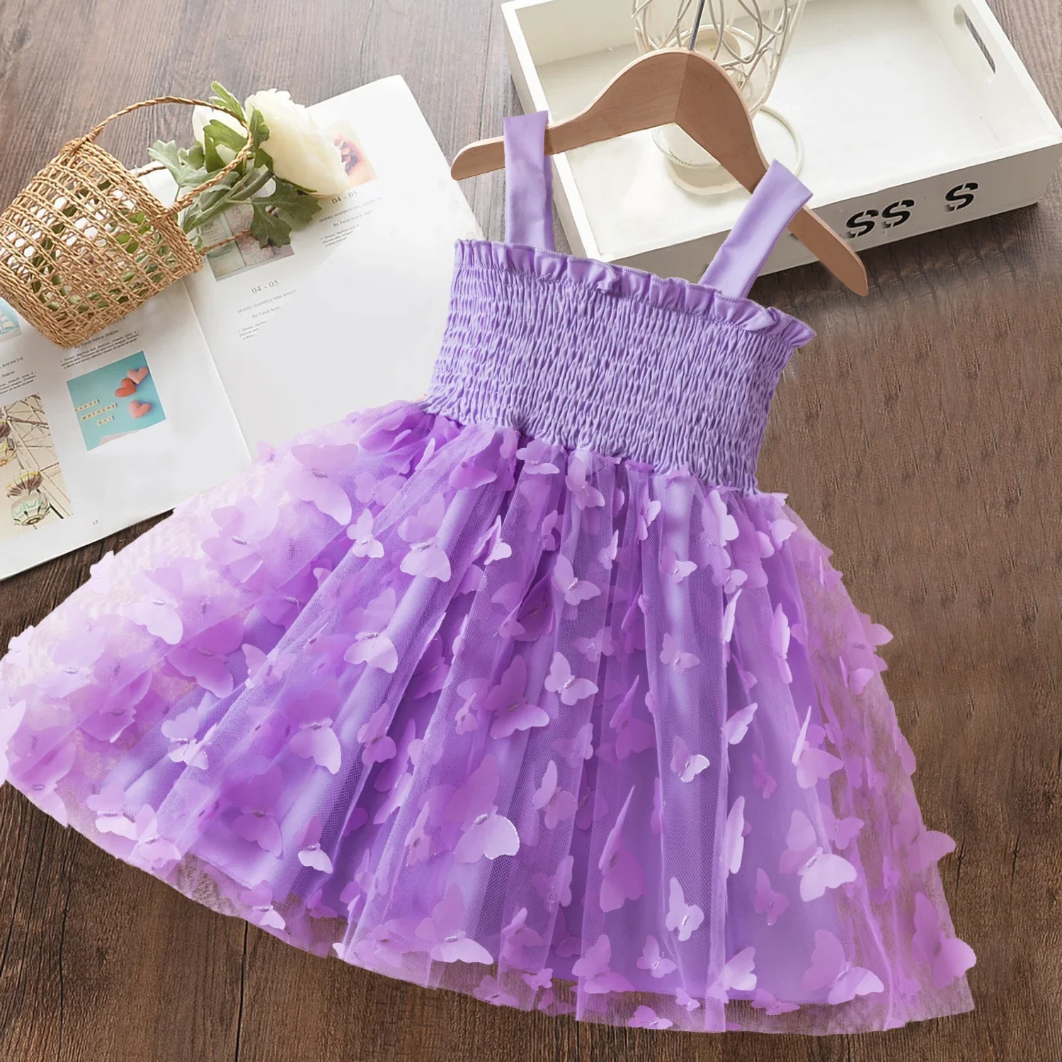 Robe de princesse pour petite fille de 1 à 6 ans, vêtements à fleurs, à la mode, pour enfants, nouvelle collection été 2024, 03