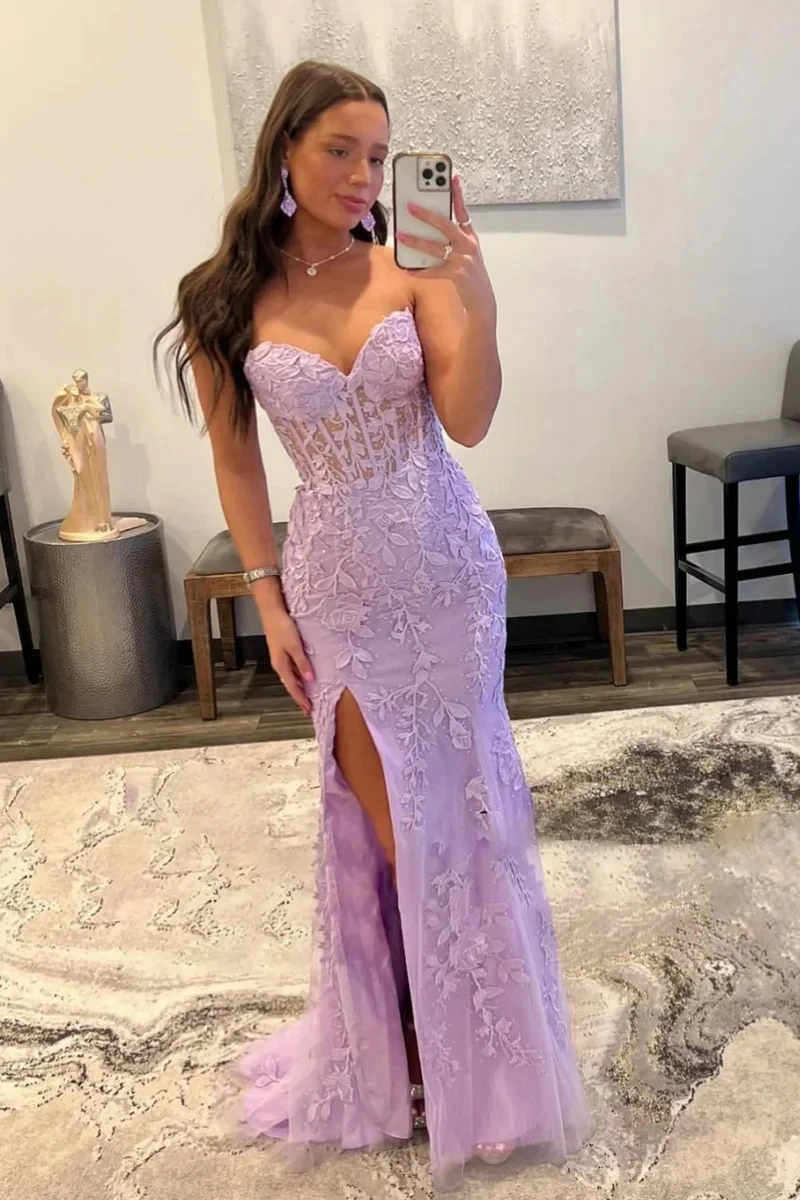 Robe de Soirée Sexy à Lacets pour Femme, Dos aux, Bretelles Fendues, Taille Haute, Couleur Unie, Tenue de Remise de Diplôme, Élégante