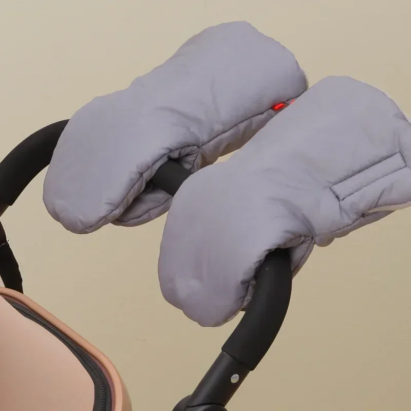 Gants de poussette pour bébé, gants de voiture d'hiver Extra épais, chaleur par temps froid pour les Parents et les soignants, Protection contre le gel, le vent et la neige
