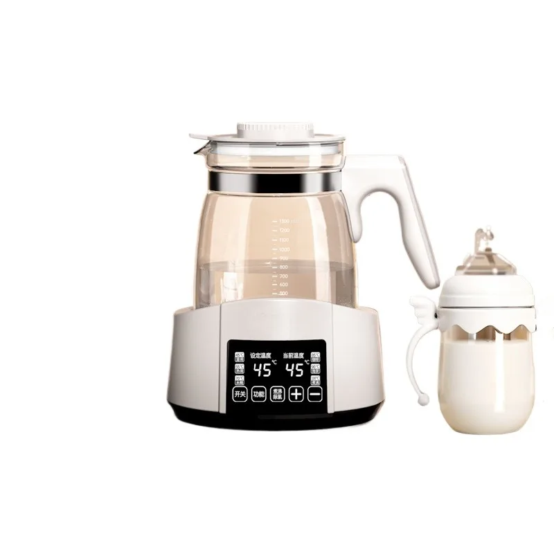 Bouilloire thermostatique pour régulateur de lait pour bébé, 1,2 l, eau chaude, Pot isolant intelligent, réchauffement automatique du lait, lait chaud en poudre GL41
