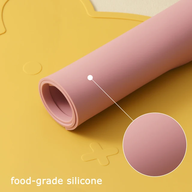 Mamaplan-Napperon Portable en Silicone en Forme d'Animaux de Dessin Animé, Sans BPA, Polymères d'Alimentation pour Enfants – Image 4