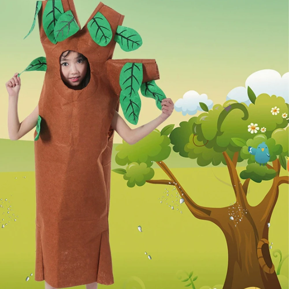 Parent-Child Tree Cosplay Costumes, Practical and Versatile Perfect for Stage Performances, Holiday Parties, and Everyday Wear!