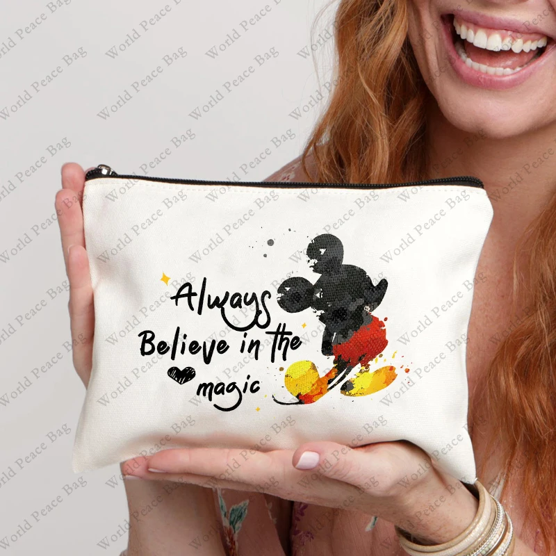 1Pc sac de maquillage de dessin animé sac cosmétique pour les femmes, organisateur de maquillage de voyage mignon marchandise sac cosmétique de grande capacité pour les femmes G