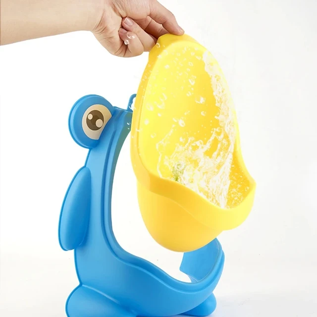 Urinoir mural en forme de grenouille pour bébé, urinoir debout pour garçons, urinoir d'entraînement aux toilettes – Image 6