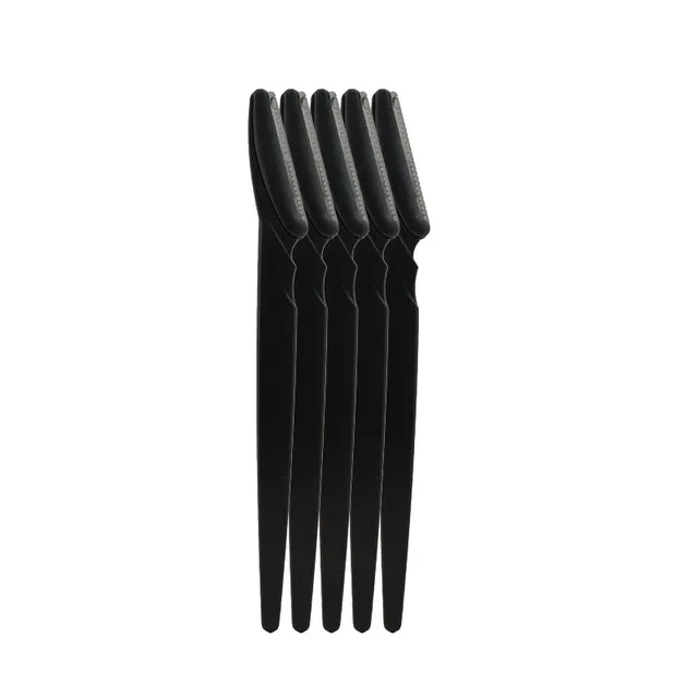 Lame d'épilation des sourcils pour femmes, rasoir portable pour le visage, couteau de sécurité, grattoir de maquillage, tondeuse à sourcils, 5 pièces – Image 5