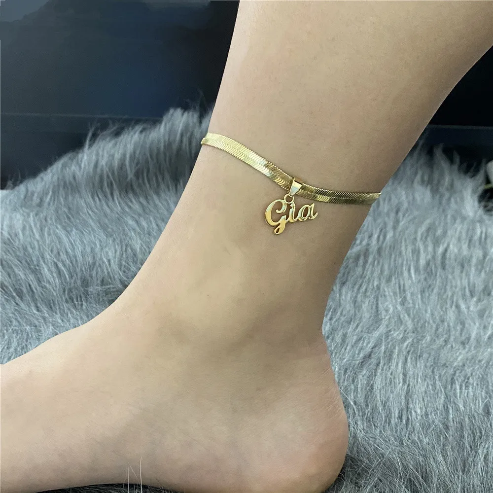 Bracelet de oral ille Personnalisé en Acier Inoxydable avec Nom et Logo, Cubain, Salle, Cadeau